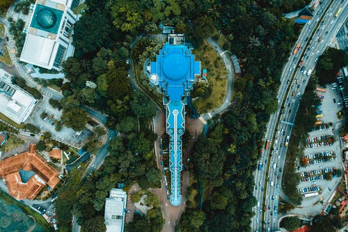 鸟瞰城市 · 免费素材图片