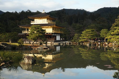 京都的金阁寺 · 免费素材图片