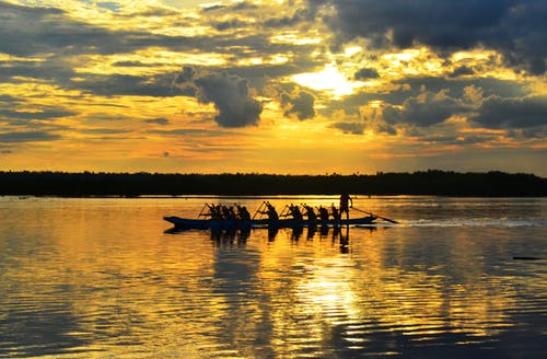 有关划桨, 划船, 反射的免费素材图片