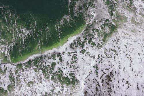 顶视图照片海浪 · 免费素材图片
