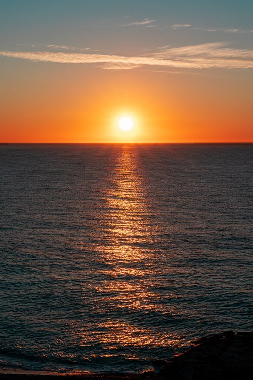 日落时海的照片 · 免费素材图片