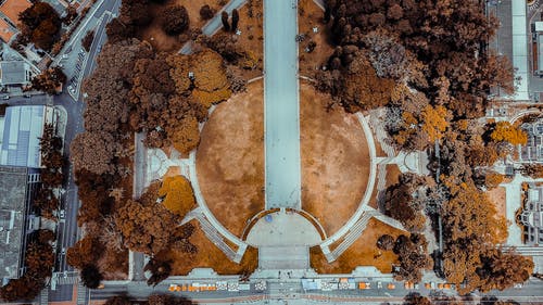 公园的顶视图照片 · 免费素材图片