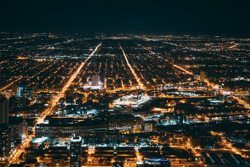 空中射击的城市 · 免费素材图片