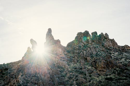 有关地质构造, 天空, 太阳的免费素材图片