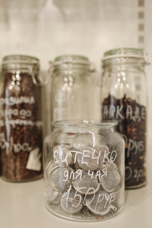 玻璃罐茶具 · 免费素材图片