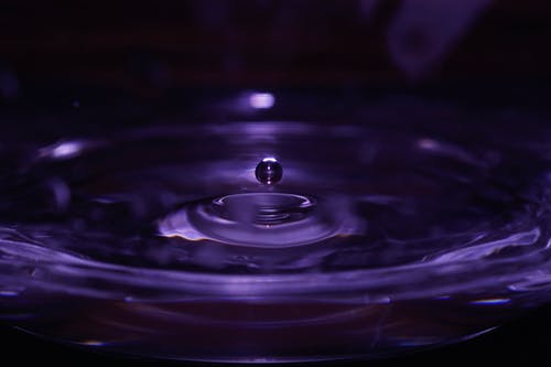 紫色水滴 · 免费素材图片