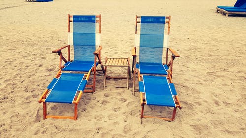 沙滩椅 · 免费素材图片