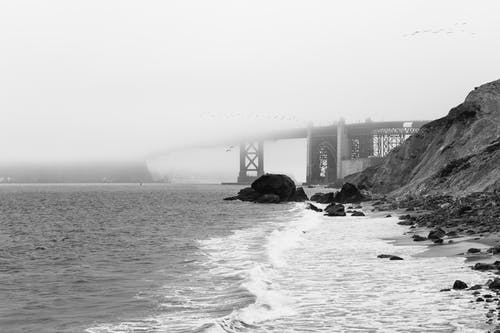 有关bw, 加州, 加州的金门大桥的免费素材图片