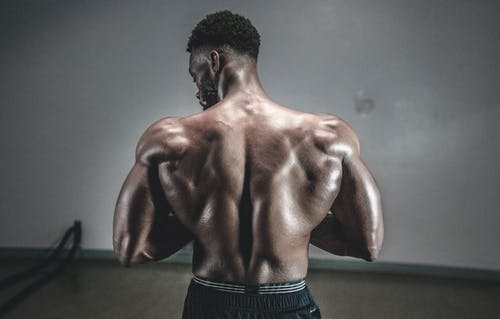 屈曲肌肉的人 · 免费素材图片