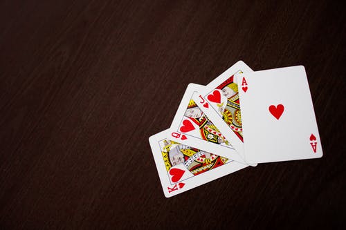 Ace，King，Jack和king Of Hearts纸牌 · 免费素材图片