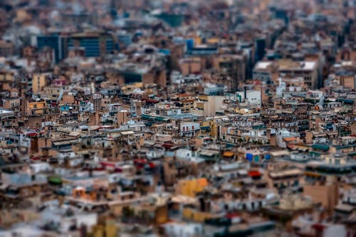 城市建筑鸟瞰图 · 免费素材图片
