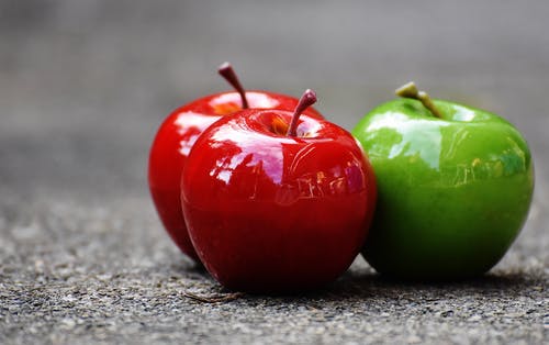 三苹果果实 · 免费素材图片