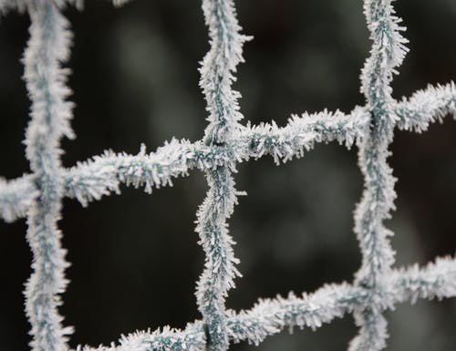 大雪覆盖的栅栏 · 免费素材图片