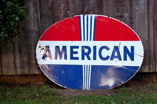 美国椭圆形标牌 · 免费素材图片