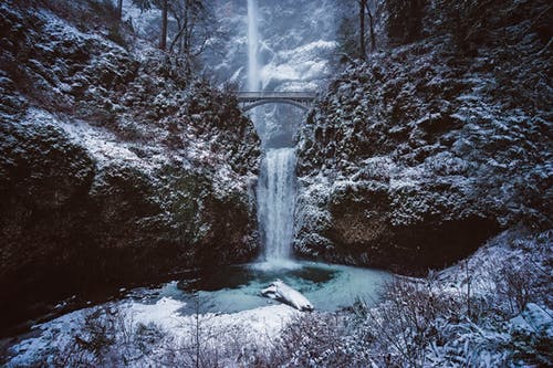 瀑布风景 · 免费素材图片