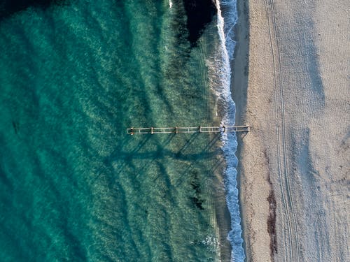 海滨鸟瞰图 · 免费素材图片