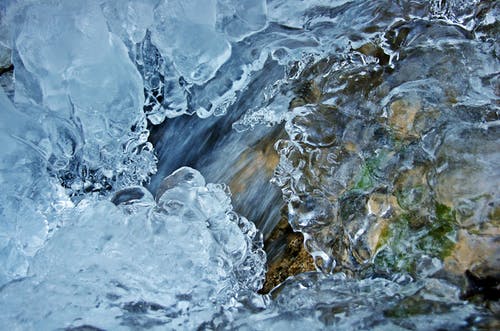 冷冻水的特写 · 免费素材图片