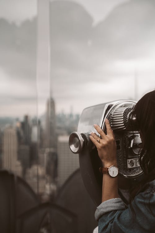 有关女人, 投币式双筒望远镜, 纽约的免费素材图片