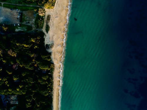 海滨鸟瞰图 · 免费素材图片