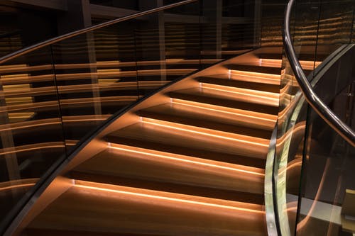 玻璃楼梯 · 免费素材图片