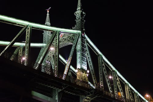 灰色金属桥 · 免费素材图片