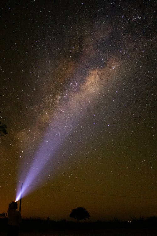 有关galaxy, 光, 剪影的免费素材图片