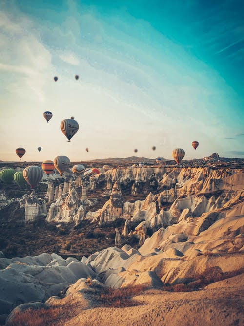 有关卡帕多西亚, 土耳其, 垂直拍摄的免费素材图片