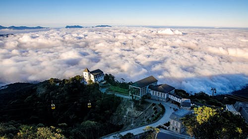 建筑物的航空摄影 · 免费素材图片