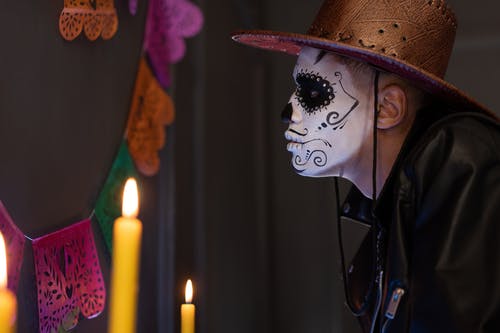 有关dia de los muertos, 人, 侧面图的免费素材图片