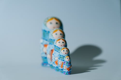 有关matrioshka, 体型, 俄罗斯套娃的免费素材图片