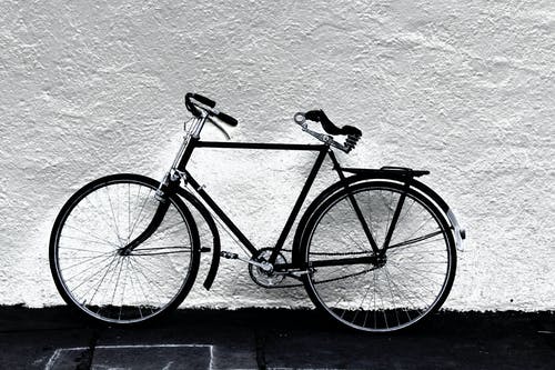 有关单色, 灰阶, 自行车的免费素材图片