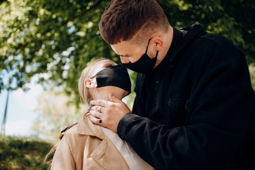 有关covid-19, 一对, 一起的免费素材图片