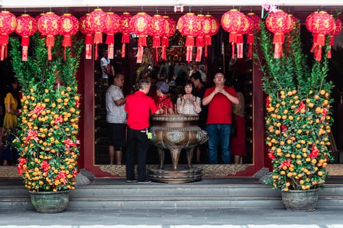 有关中国新年, 中国建筑, 中国灯笼的免费素材图片