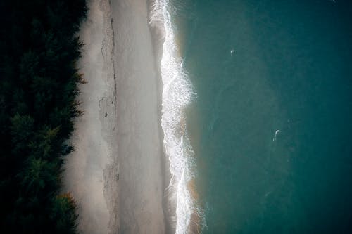 空中射击的海洋 · 免费素材图片
