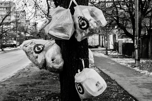 有关人行道, 垃圾, 塑料袋的免费素材图片