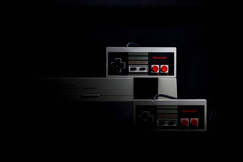 Nintendo Nes游戏机套装 · 免费素材图片
