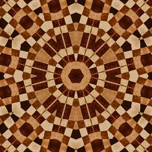 圆形棕色，黑色和白色墙纸 · 免费素材图片