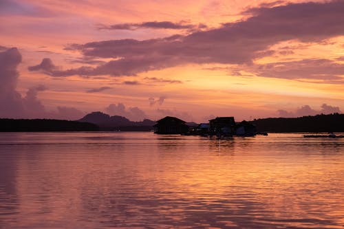 有关剪影, 多云的天空, 户外的免费素材图片