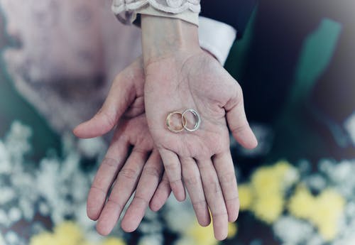 有关婚礼, 手, 手掌的免费素材图片