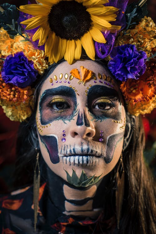 有关dia de los muertos, 传统, 化妆的免费素材图片