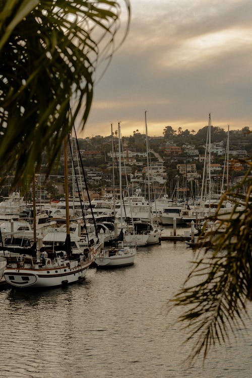 船在水面上 · 免费素材图片