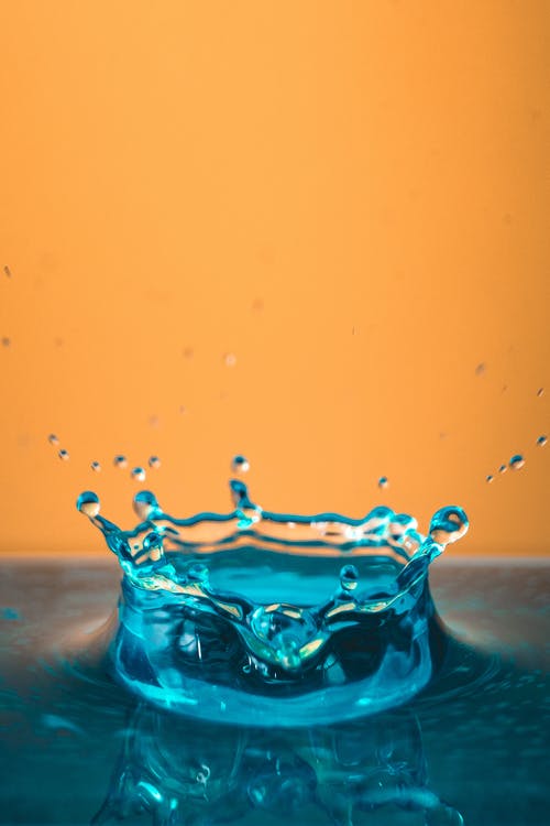 蓝色液体图 · 免费素材图片