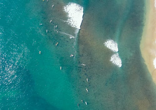 有关从上面, 水体, 海的免费素材图片