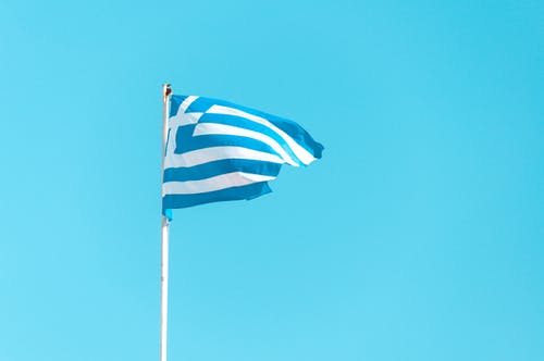 希腊的旗子 · 免费素材图片