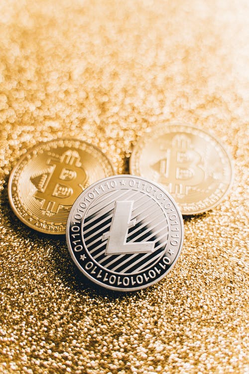 有关加密虛擬貨幣, 垂直的, 特写的免费素材图片