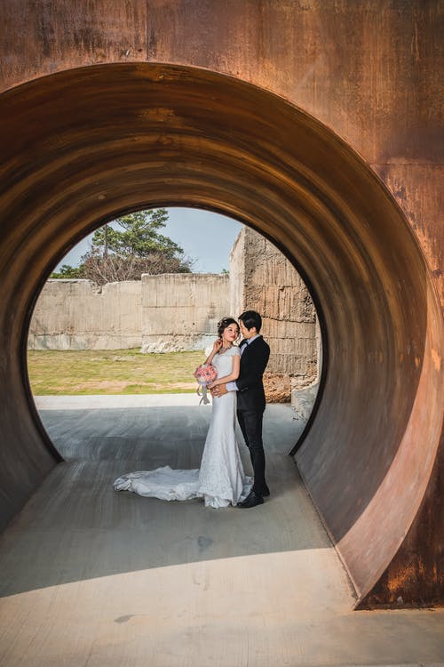 有关一對, 人, 垂直拍摄的免费素材图片