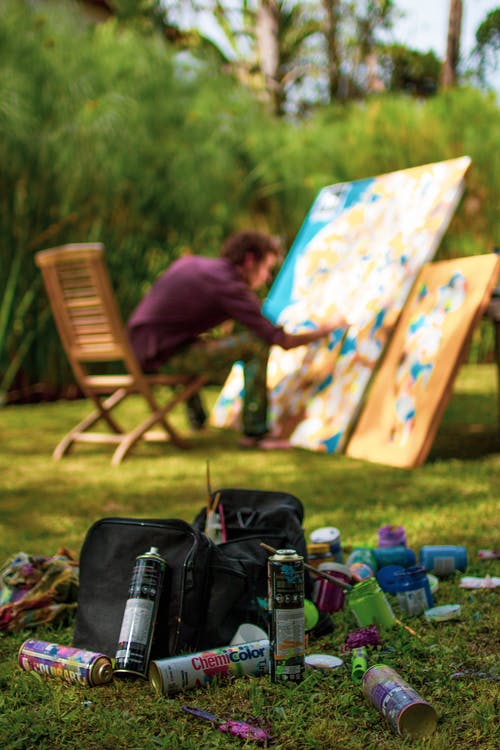 有关丙烯酸塗料, 人, 休閒的免费素材图片