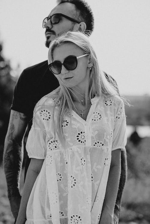 有关一對, 人, 單色的免费素材图片