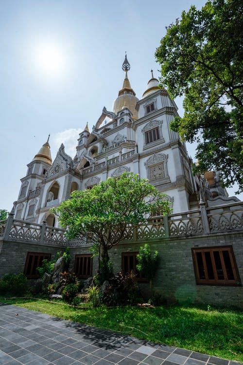 有关亞洲建築, 低角度拍攝, 佛寺的免费素材图片