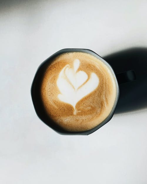 有关俯視圖, 卡布奇諾, 可口的的免费素材图片